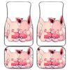 Pikachu Evee Front And Back Car Mats