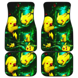 Pikachu Family Pokemon Car Floor Mats 191029