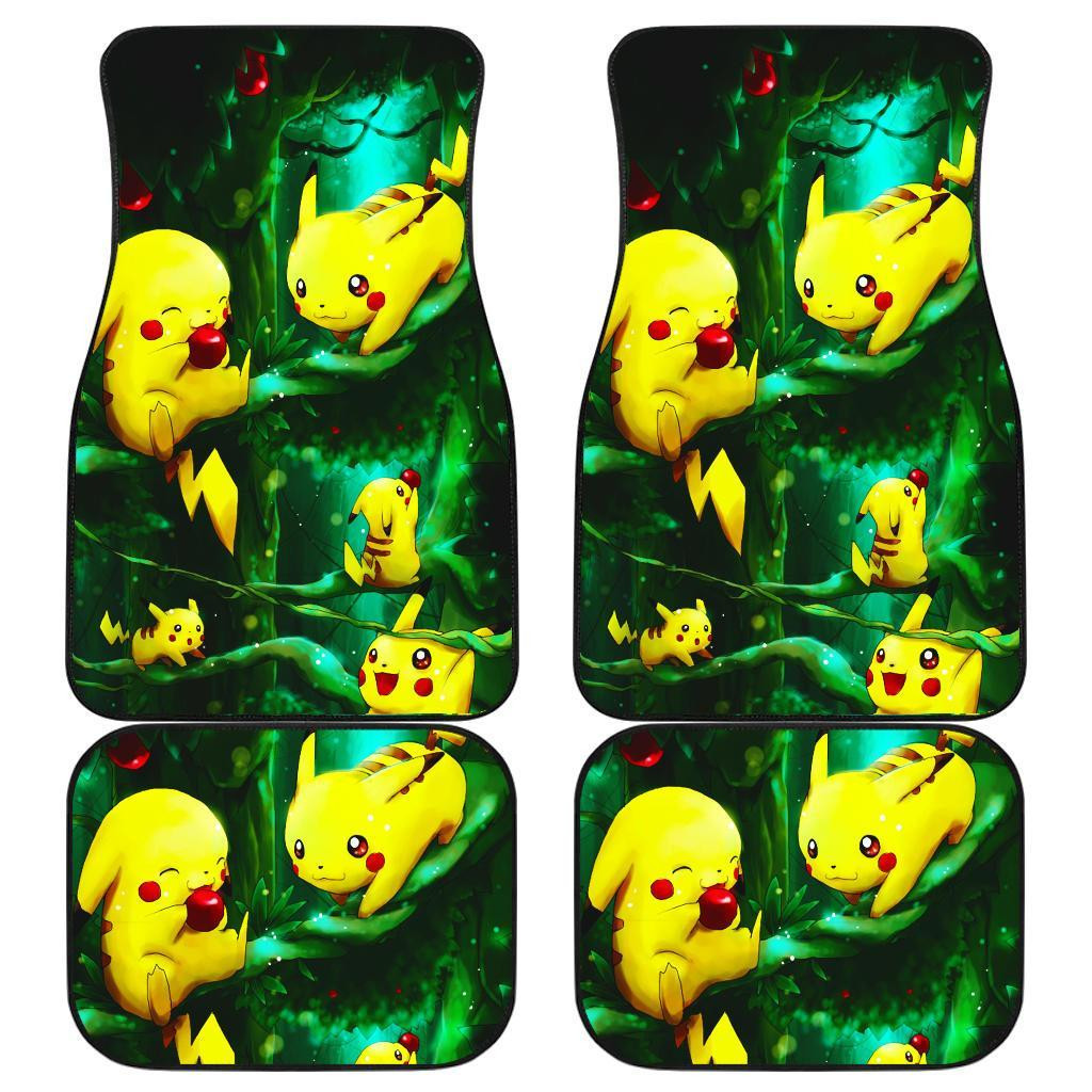 Pikachu Family Pokemon Car Floor Mats 191029 Pikachu Family Pokemon Car Floor Mats 191029