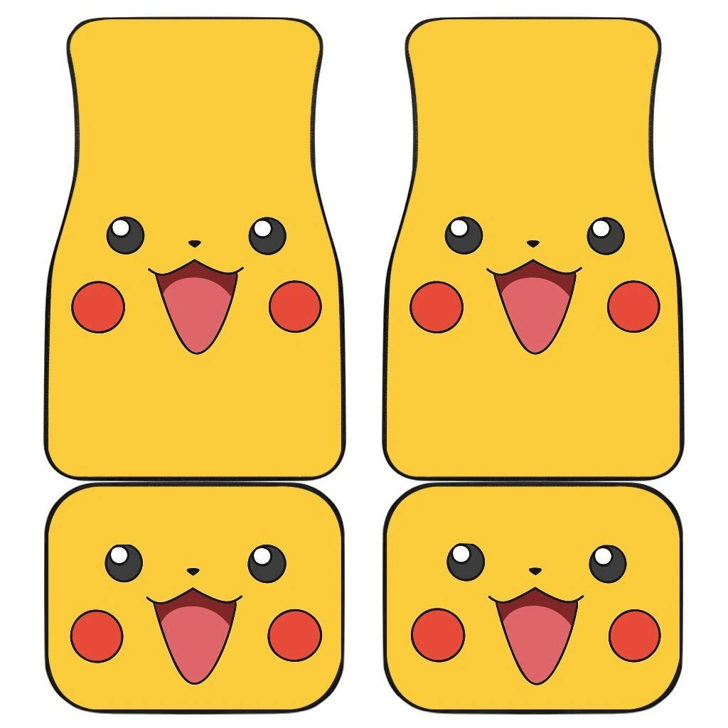 Pikachu Fat Face Cute Funny Pokemon Car Floor Mats 191029 Pikachu Fat Face Cute Funny Pokemon Car Floor Mats 191029