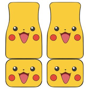 Pikachu Front And Back Car Mats