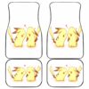 Pikachu Kiss Front And Back Car Mats