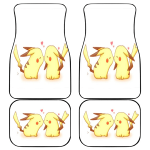 Pikachu Kiss Lovely Couple Pokemon Car Floor Mats 191030