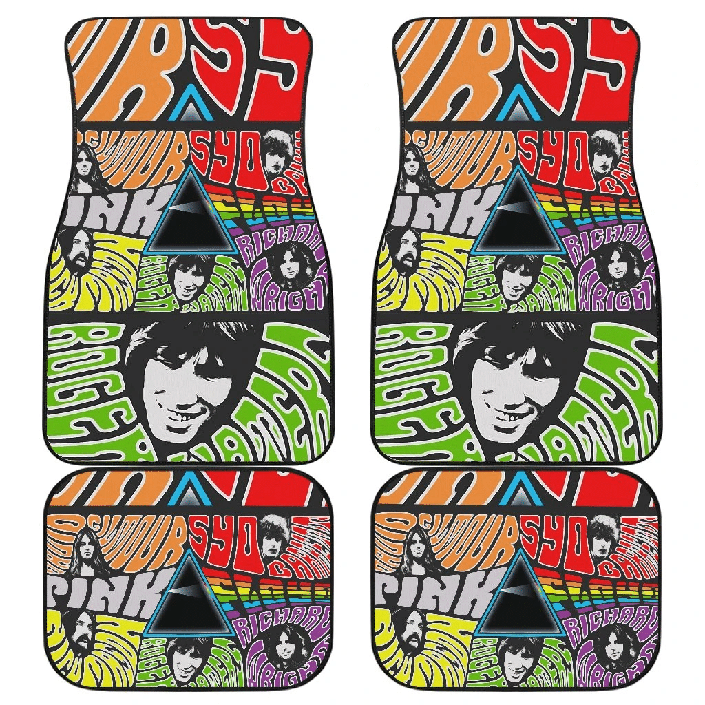Pink Floyd Members Multiple Patterns Car Mats UBC032413 Pink Floyd Members Multiple Patterns Car Mats UBC032413