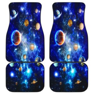 Planets In Galaxy Car Floor Mats