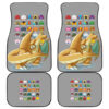 Pokemon Anime Car Floor Mats Dragonite Render With Colorful Pokeballs Car Mats