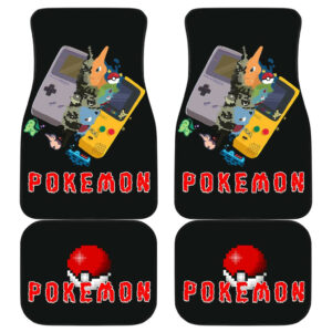 Pokemon Anime Car Floor Mats Pokemon Appear From The Broken Video Game Controller Car Mats
