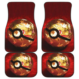 Pokemon Ball Yellow Color Car Floor Mats 191030