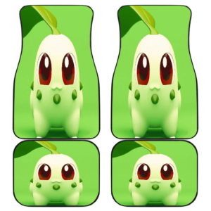 Pokemon Chikorita Cute Plants Car Floor Mats 191030