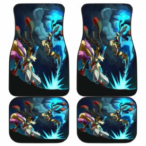 Pokemon Fight Front And Back Car Mats
