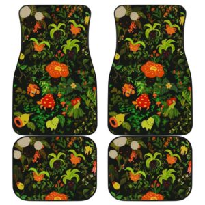 Pokemon Grass 3d Custom Car Floor Mats