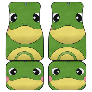 Politoed Pokemon Fat Face Car Floor Mats 191030