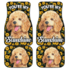 Poodles Dog You’re My Sunshine Sunflower Car Floor Mats H081320