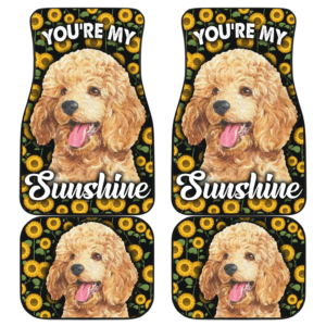 Poodles Dog You’re My Sunshine Sunflower Car Floor Mats H081320