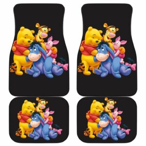 Pooh And Friend Cartoon Disney Car Floor Mats