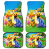 Pooh And Friends Family Cartoon Car Floor Mats 191030