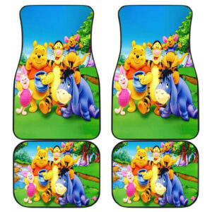 Pooh And Friends Family Cartoon Car Floor Mats 191030