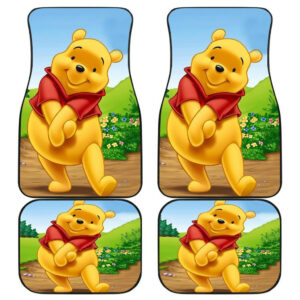 Pooh Casting Miss Smile Cartoon Car Floor Mats 191030