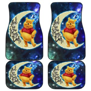 Pooh Cute Car Floor Mats Disney Cartoon Fan Gift H041420