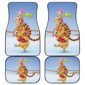 Pooh Friends Front And Back Car Mats