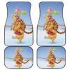 Pooh Friends Playing in Winter Car Floor Mats 191030