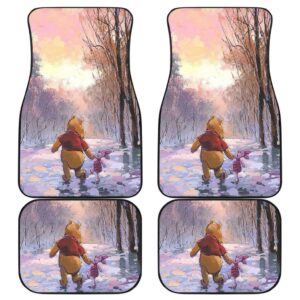 Pooh Front And Back Car Mats 3