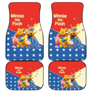 Pooh Front And Back Car Mats