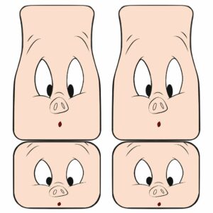 Porky Pig Suprise Face Car Floor Mats