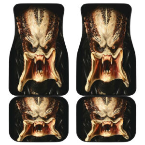 Predator Face Creepy Movies Car Floor Mats 191030