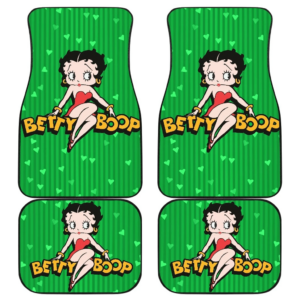 Pretty Betty Boop Cartoon Fan Gift Car Floor Mats H1225