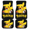 Pretty Pikachu Car Floor Mats Pokemon Anime Fan Gift H200221