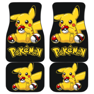 Pretty Pikachu Car Floor Mats Pokemon Anime Fan Gift H200221