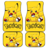 Pretty Pikachu Pokemon Anime Fan Gift Car Floor Mats H200221