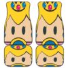 Princess Mario Face Car Floor Mats