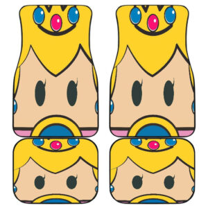 Princess Mario Face Car Floor Mats 191030
