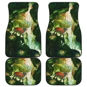Princess Mononoke Art Draw Car Floor Mats 191030
