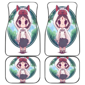 Princess Mononoke Chibi Cute Car Floor Mats 191030