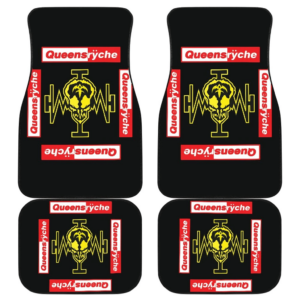 Queens Head Logo Black Queensryche Car Floor Mats UBC032307