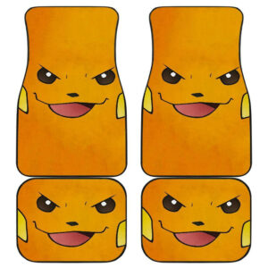 Raichu Pokemon Angry Face Car Floor Mats 191030