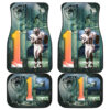 Raiders American Football Las Vegas Player  Running Fading Helmet Car Floor Mats