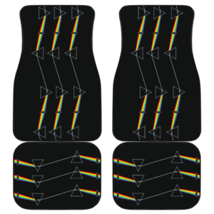 Rainbow Logo Pink Floyd Car Floor Mats UBC032302