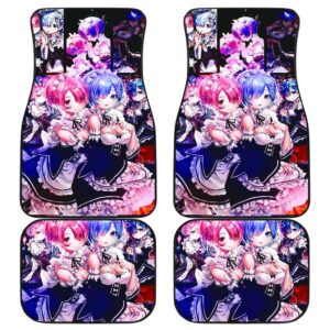 Ram And Rem Re Zero Car Mats