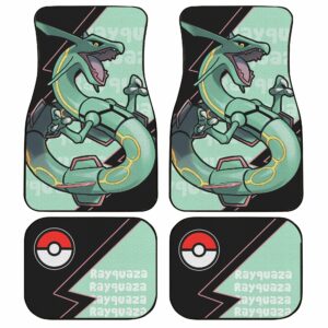 Rayquaza Car Floor Mats Custom Anime Pokemon Car Interior Accessories