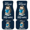 Reading Hedgehog Busy Reading Book Funny Wild Animal Car Floor Mats 191030