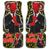 Red Devil Wearing Suit Car Floor Mats