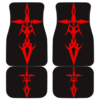 Red Excalibur Sword Fate/Stay Night Car Floor Mats UBC040610