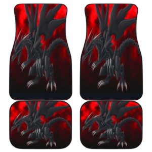 Red Eyes Black Dragon Cards Yugi Anime Car Floor Mats 191030