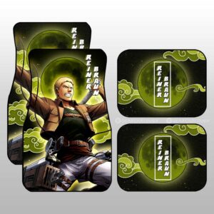 Reiner Braun Car Floor Mats Custom Attack On Titan Anime Gifts For Fan