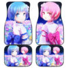 Rem And Ram Re Zero Charming Girls Anime Car Floor Mats 191030