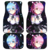 Rem And Ram Re Zero Pretty Grils Car Floor Mats 191030